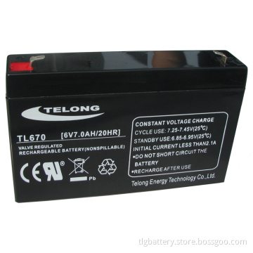 Valve Regulated Lead-Acid Battery 12V7ah